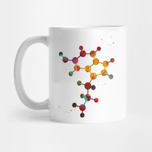 Serotonin Molecule Mug